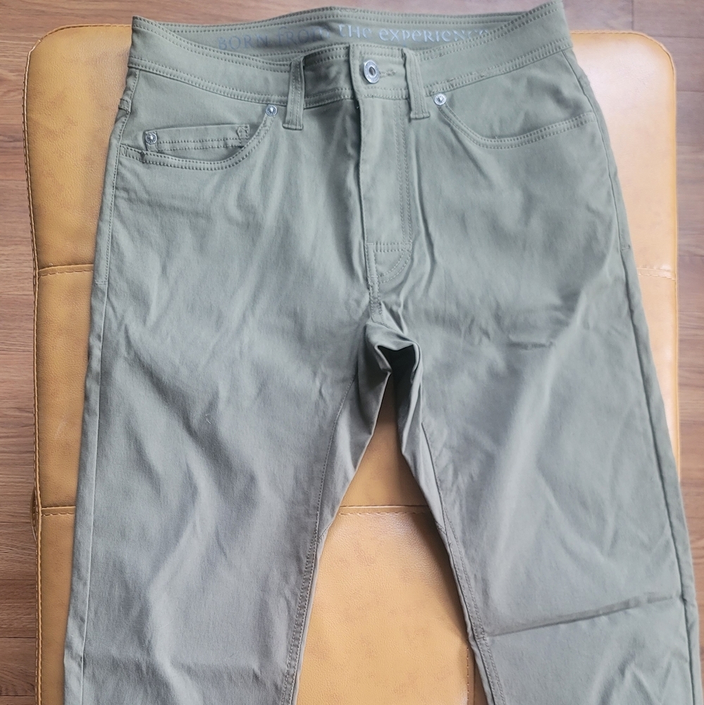 NWOT Prana Brion Slim Pant Olive